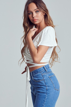 Load image into Gallery viewer, Strappy Wrapped Crop Top