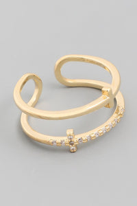 Faith Cross Ring